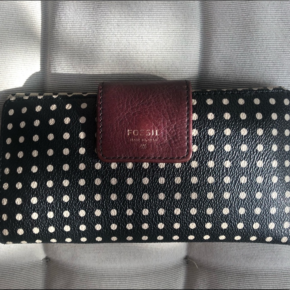 Genuine leather fossil wallet